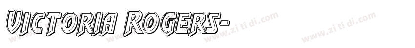 Victoria Rogers字体转换